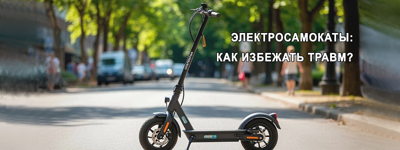 Электросамокаты: как избежать травм?